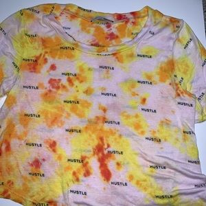 Fashion Nova Hustle crop top tee